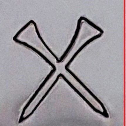 Crossed Golf Tees
