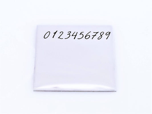 Pina Colada 3mm Numbers