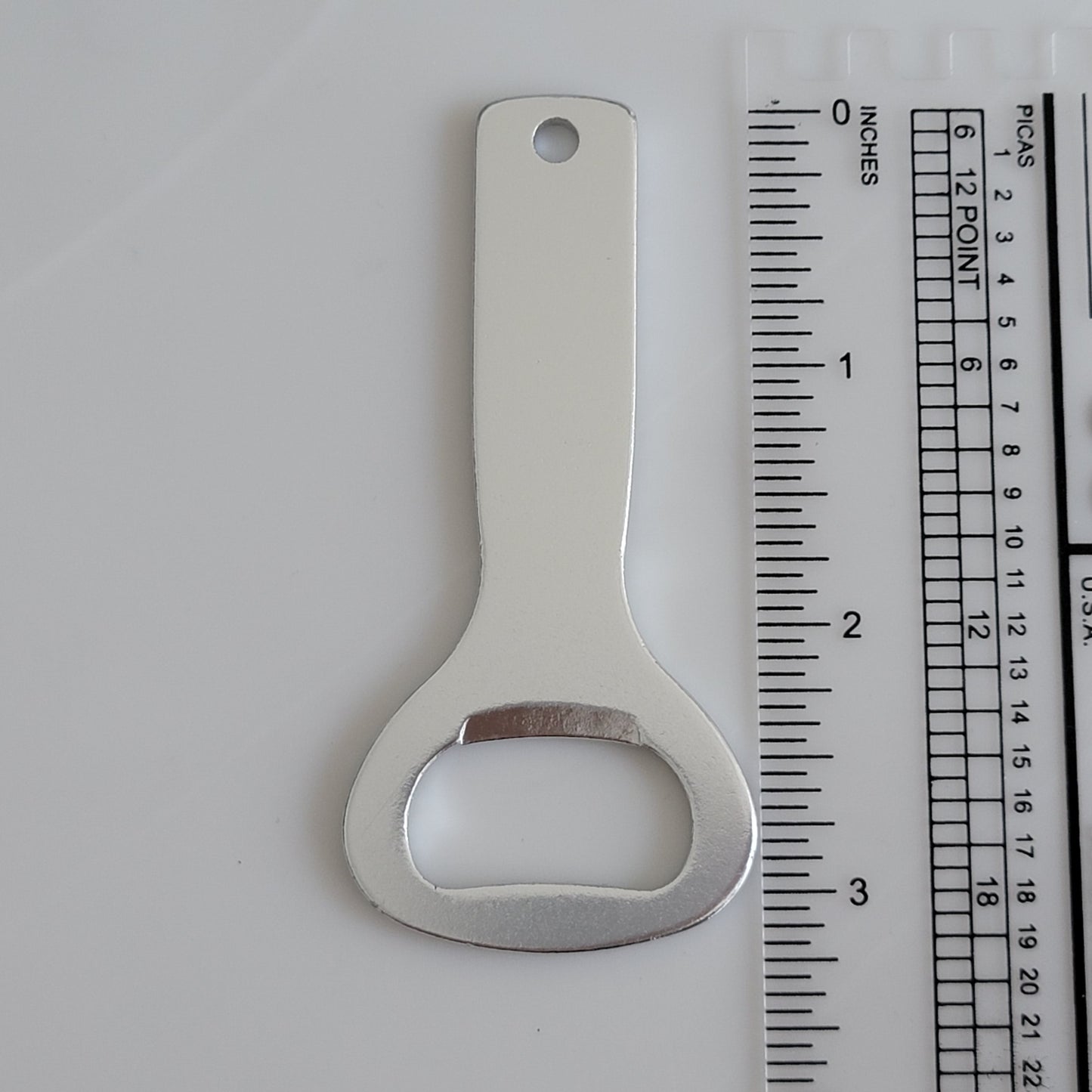 3" x 5/8" Aluminum Bottle Opener