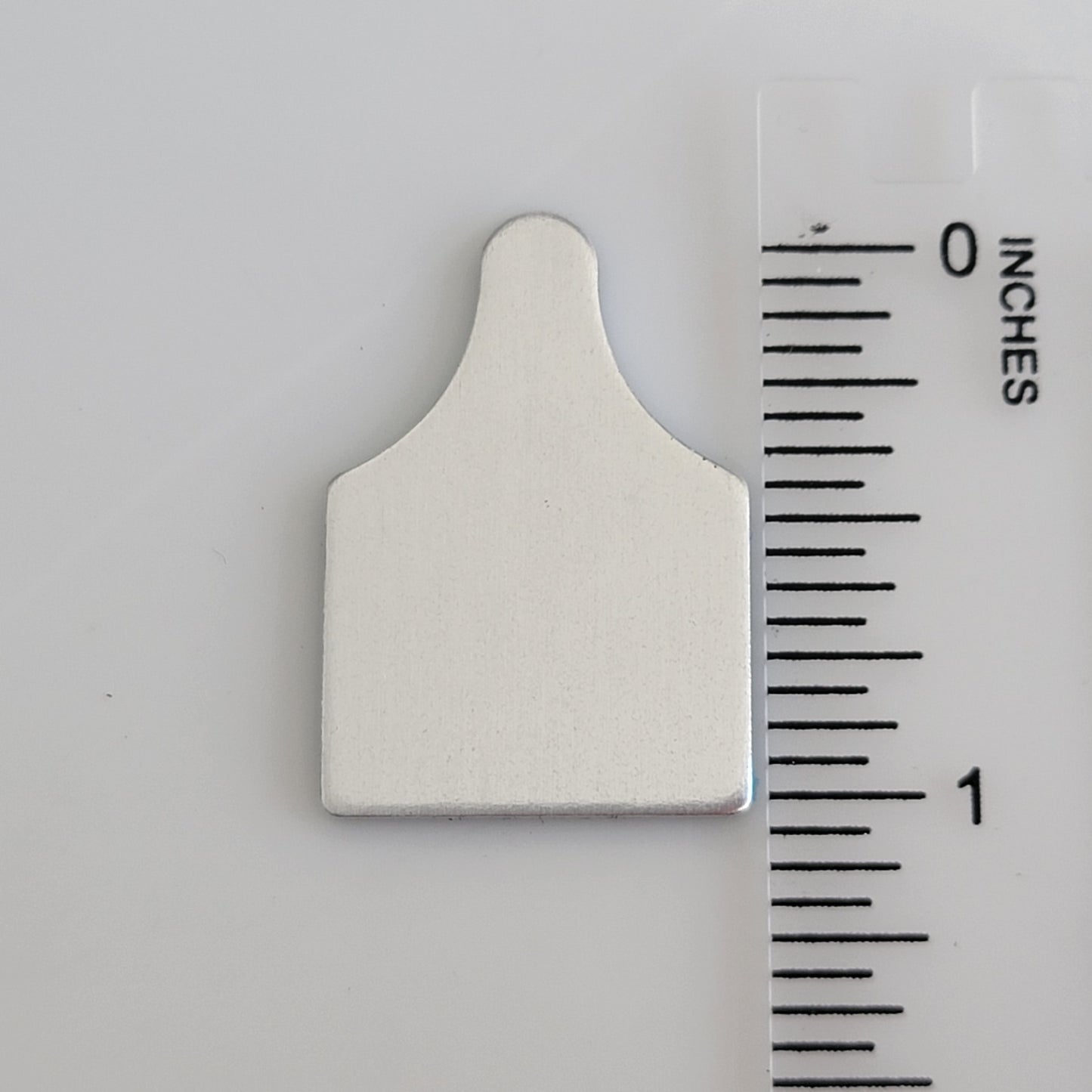 3/4" x 1 1/8" Aluminum Cow Tag - 14g