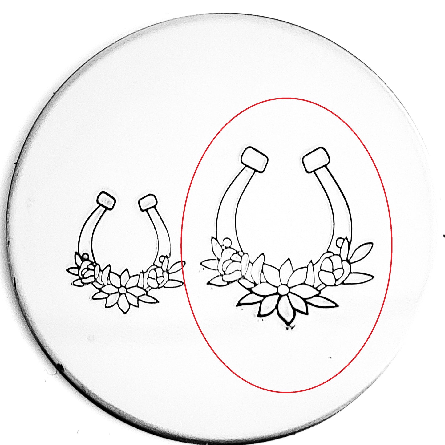 Floral Horseshoe