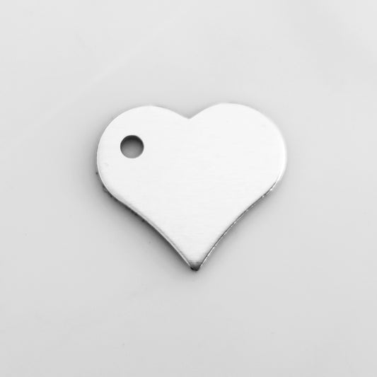 3/4" Aluminum Heart - 14g