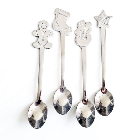 Holiday Spoons - Silver Color