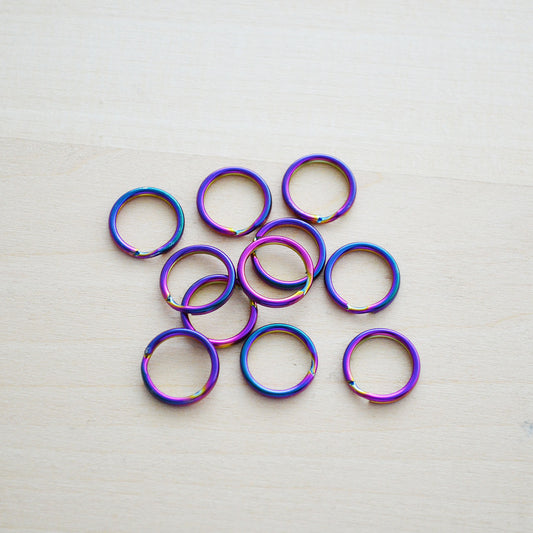 10mm Rainbow Split Ring