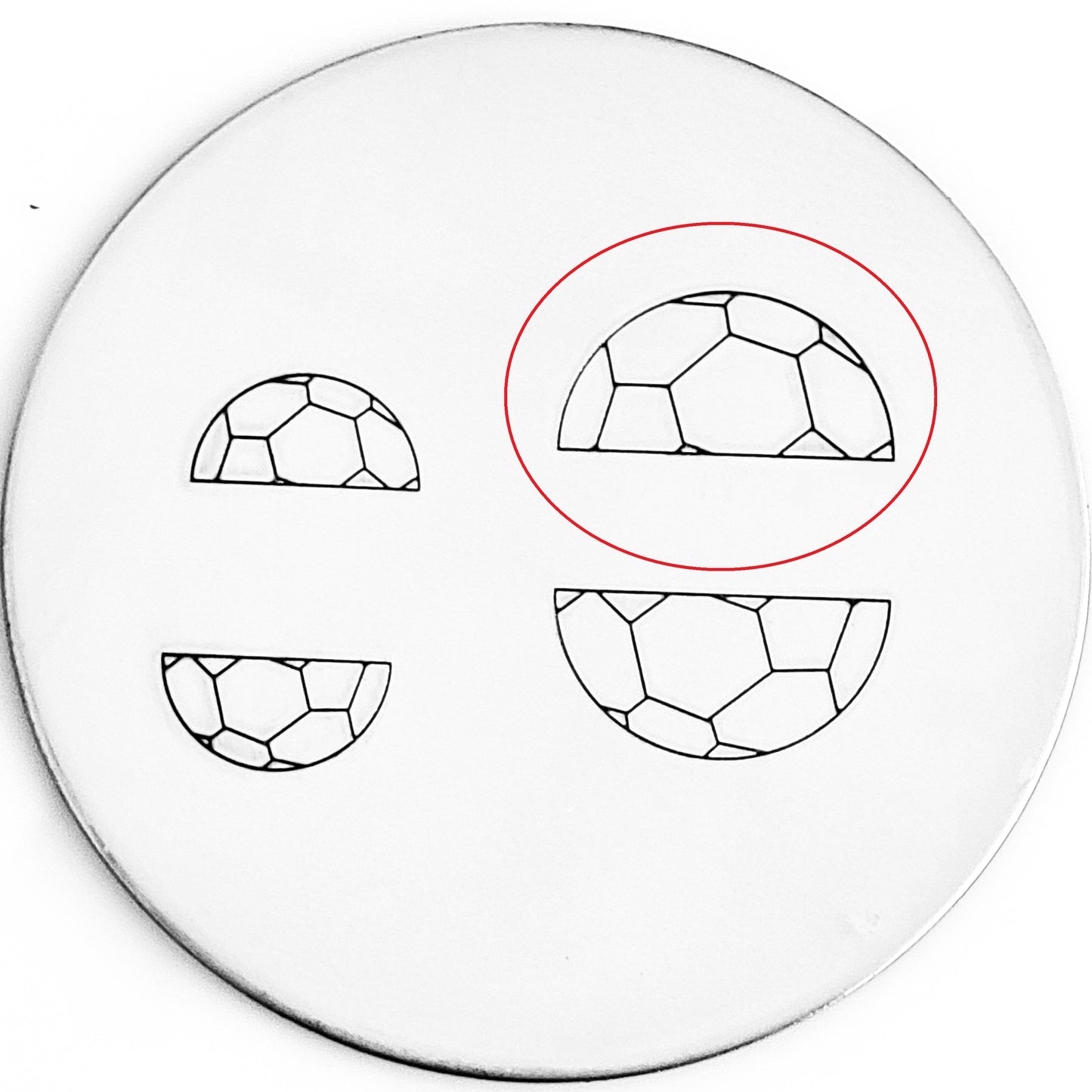 Soccer Ball Halves