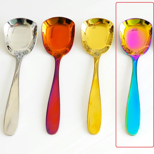 Large Round Spoons - Rainbow