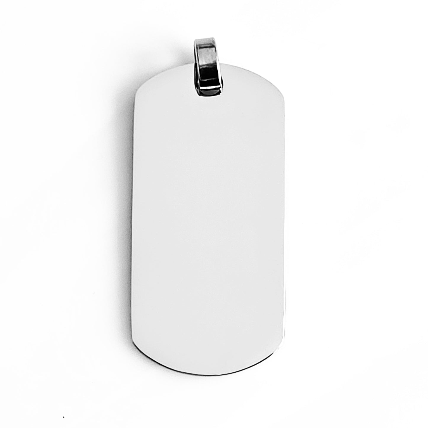 Mini Dog Tag - 3/4" x 1 1/2" Premium Stainless Steel